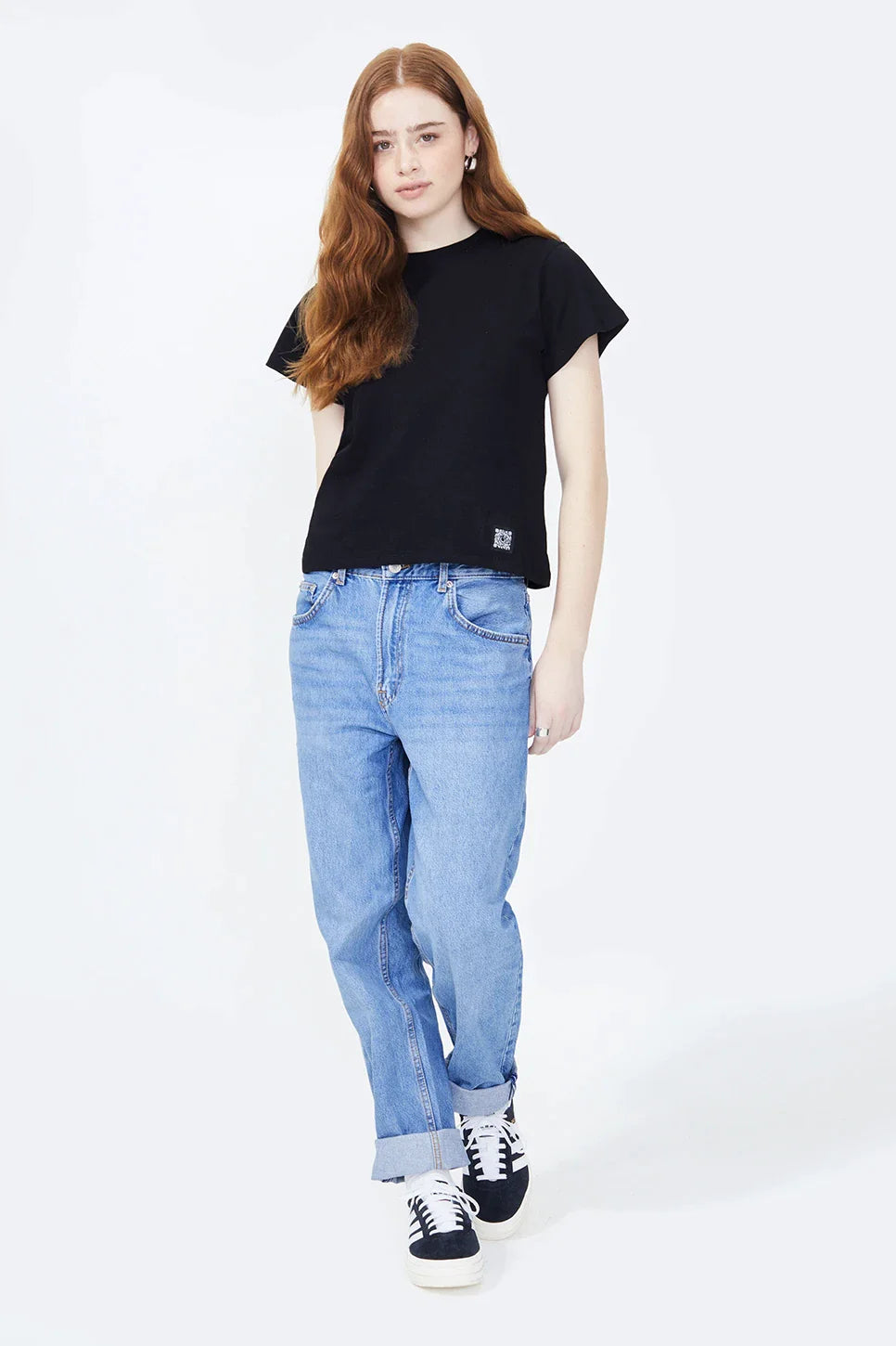 Mia Crew Neck T-Shirt Black