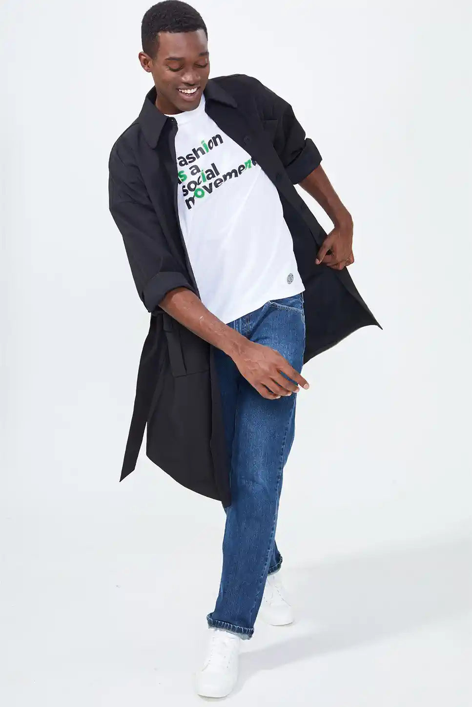 Fashion is a Social Movement Alex Oversized Graphic Short Sleeve Unisex T-Shirt
